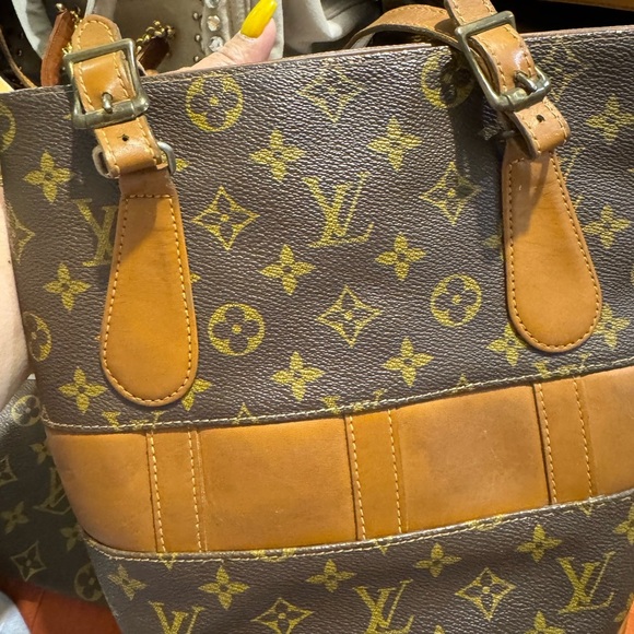 Louis Vuitton Brown Monogram Bucket Bag - Picture 12 of 13